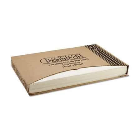 Bagcraft Grease-Proof Quilon Pan Liners, 16 3/8 X 24 3/8, White, 1000PK 030001